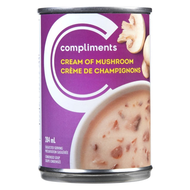 Compliments Cream Of Mushroom Condensed Soup 284 ml