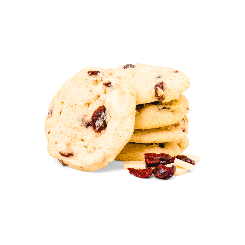 English Bay  Dough Cookie White Chocolate Cranberry Shortbread 24 pk