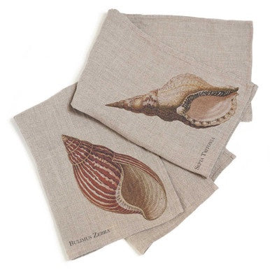 Linoroom Kitchen Towel - Sea Shells (2 pk)