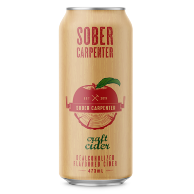 Sober Carpenter De-Alcoholized Cider, 473ml