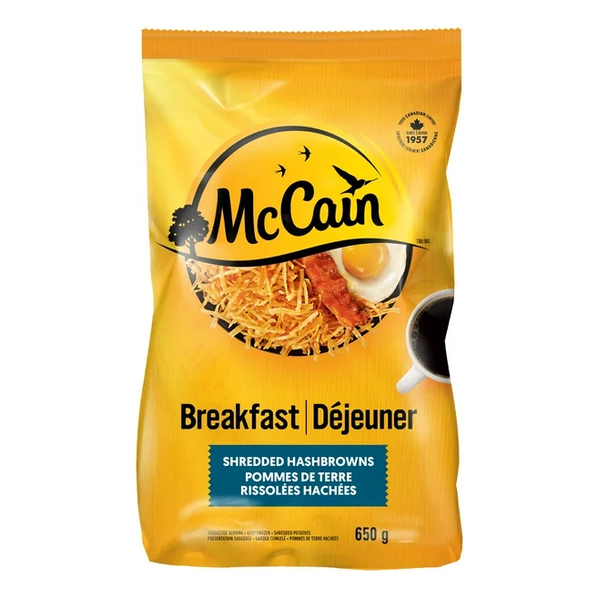 McCain Shredded Hashbrowns 650 g