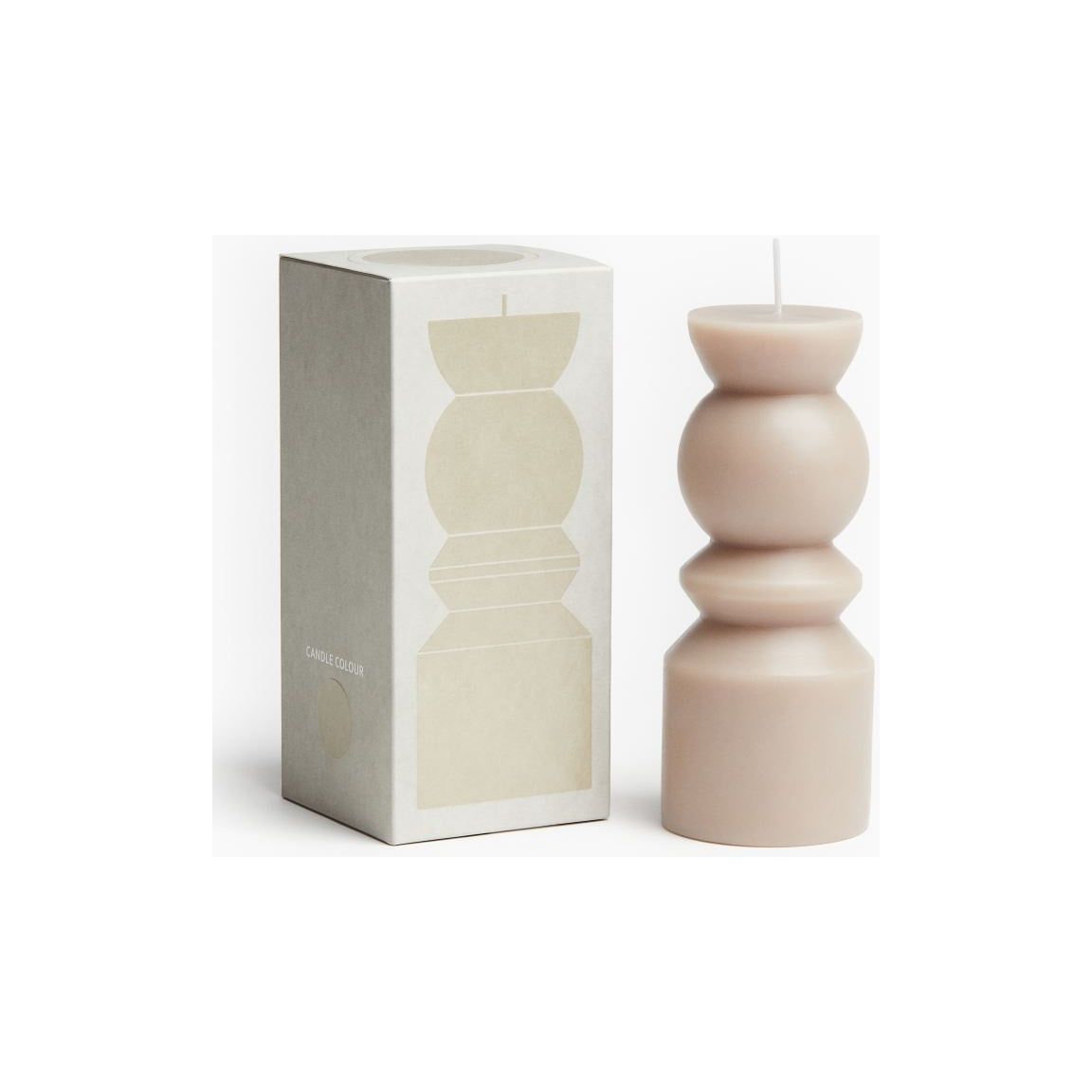 Pillar Candle  Light beige