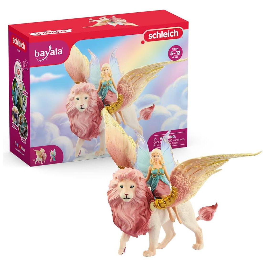 Schleich Lion & Fairy Toy