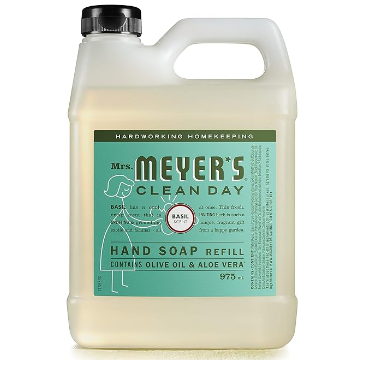 Mrs Meyers Hand Soap Refill Basil 975ml