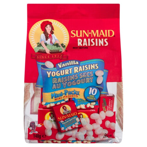 SunMaid Yogurt Covered Raisins Minis, 140 g