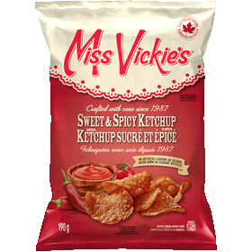 Miss Vickie's  Sweet & Spicy Ketchup Potato Chips, 190g