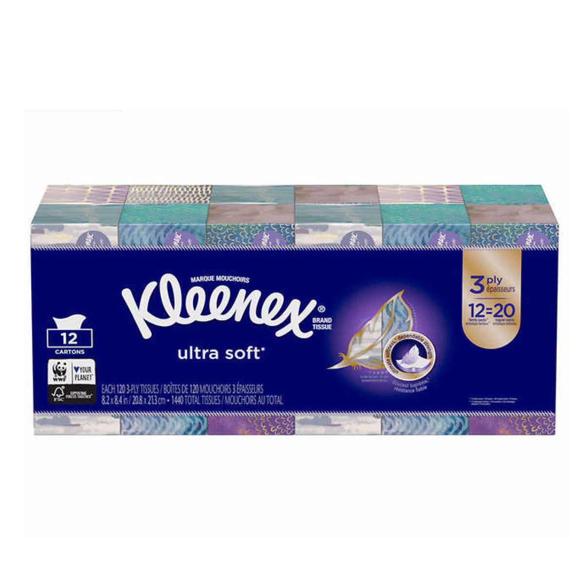 Kleenex Ultra Soft Tissues, 120ct, 12pk