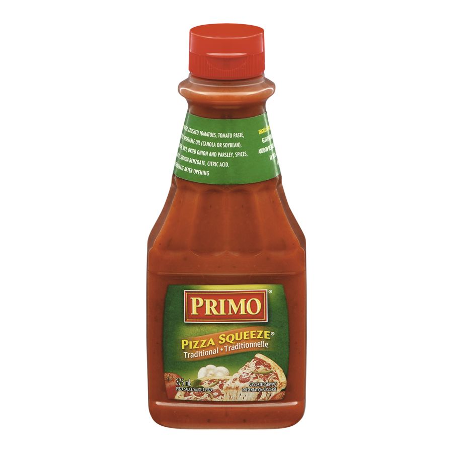 Primo Traditional Squeeze Pizza Sauce, 375 ml