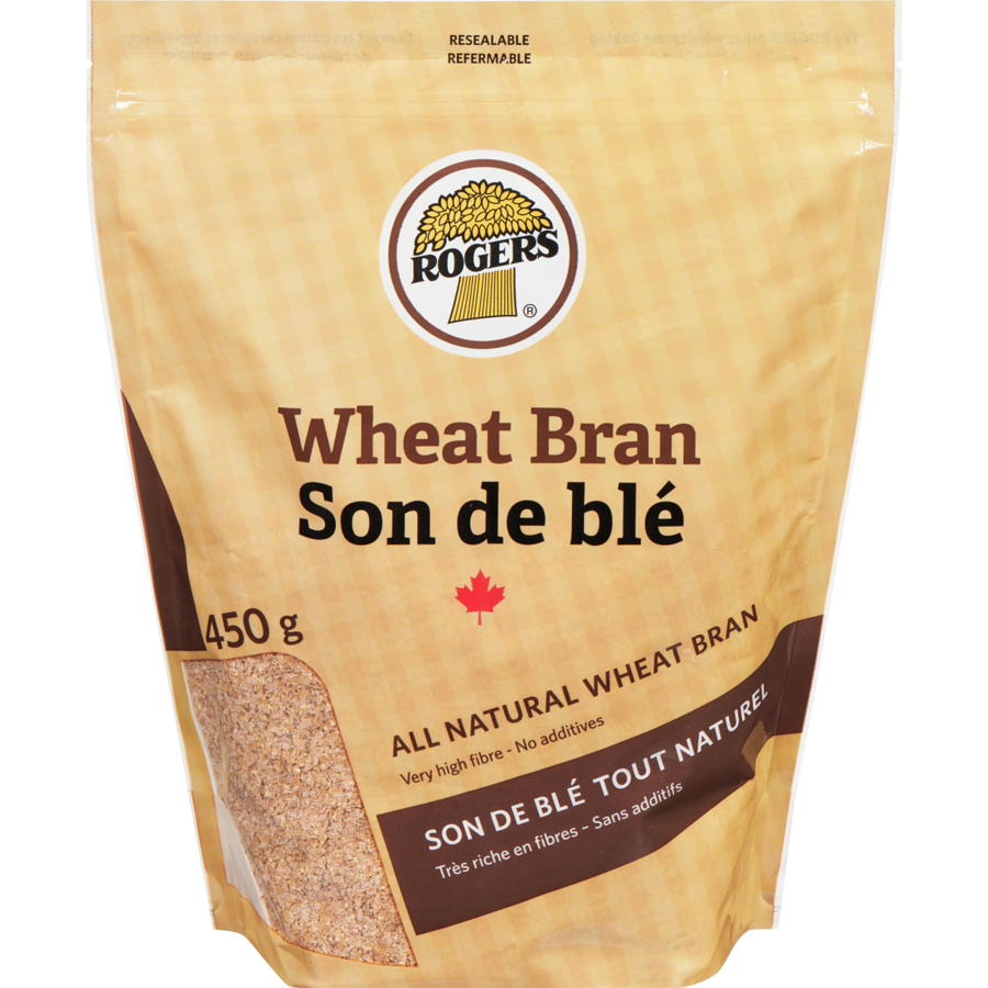 Rogers Wheat Bran, 450 g