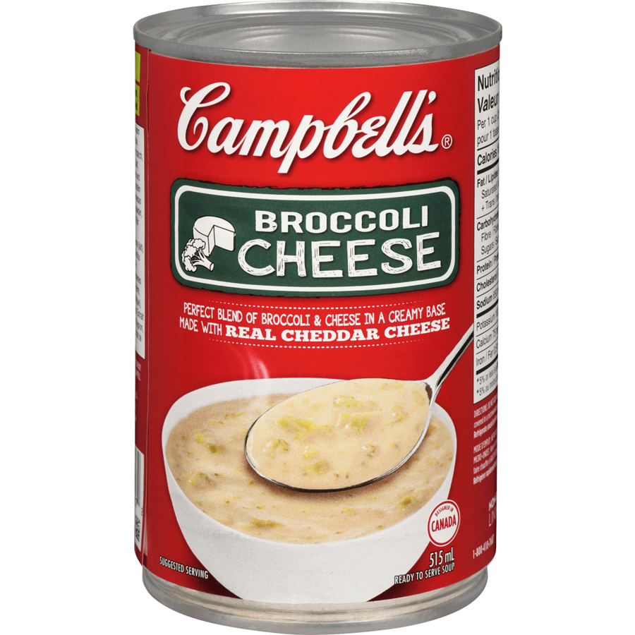 Campbell's Broccoli & Cheese Ready to Serve Soup, 515 ml