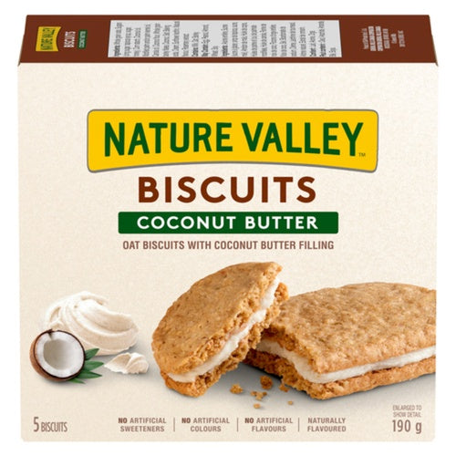 Nature Valley Coconut Butter Biscuits, 190g