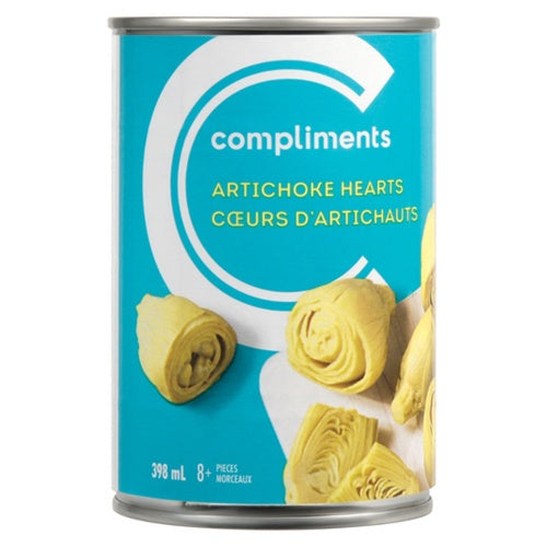 Compliments Artichoke Hearts, 398 ml
