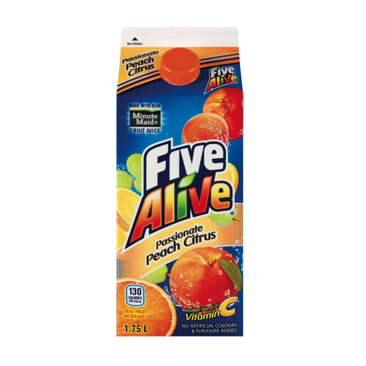 Five Alive Passionate Peach Juice, 1.75L