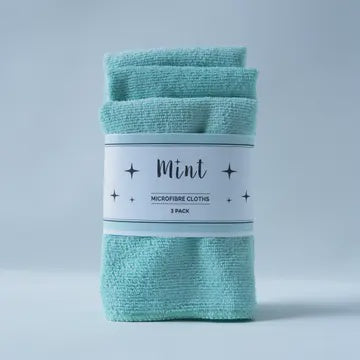Mint Microfibre Cloth (3 Pack)
