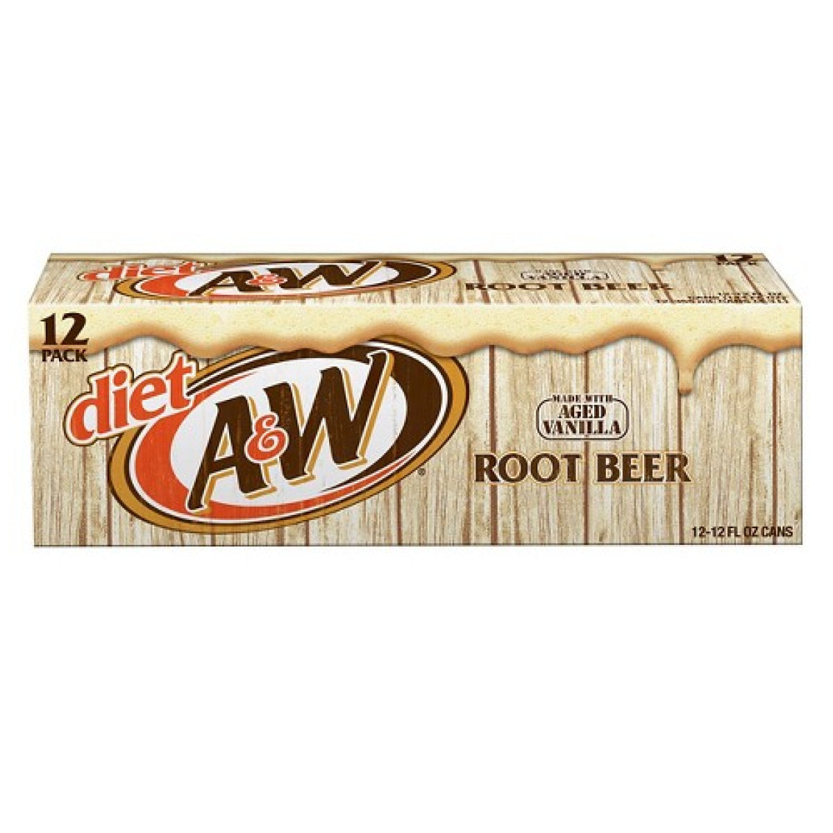 A&W Diet Root Beer Cans, 12pk