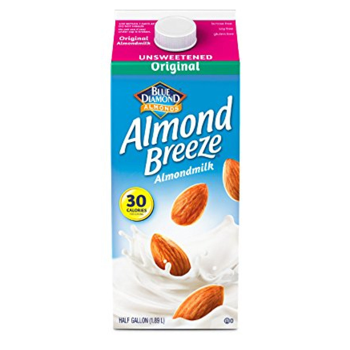Almond Breeze Unsweetened Original Almond Milk, 946 mL - shelf stable