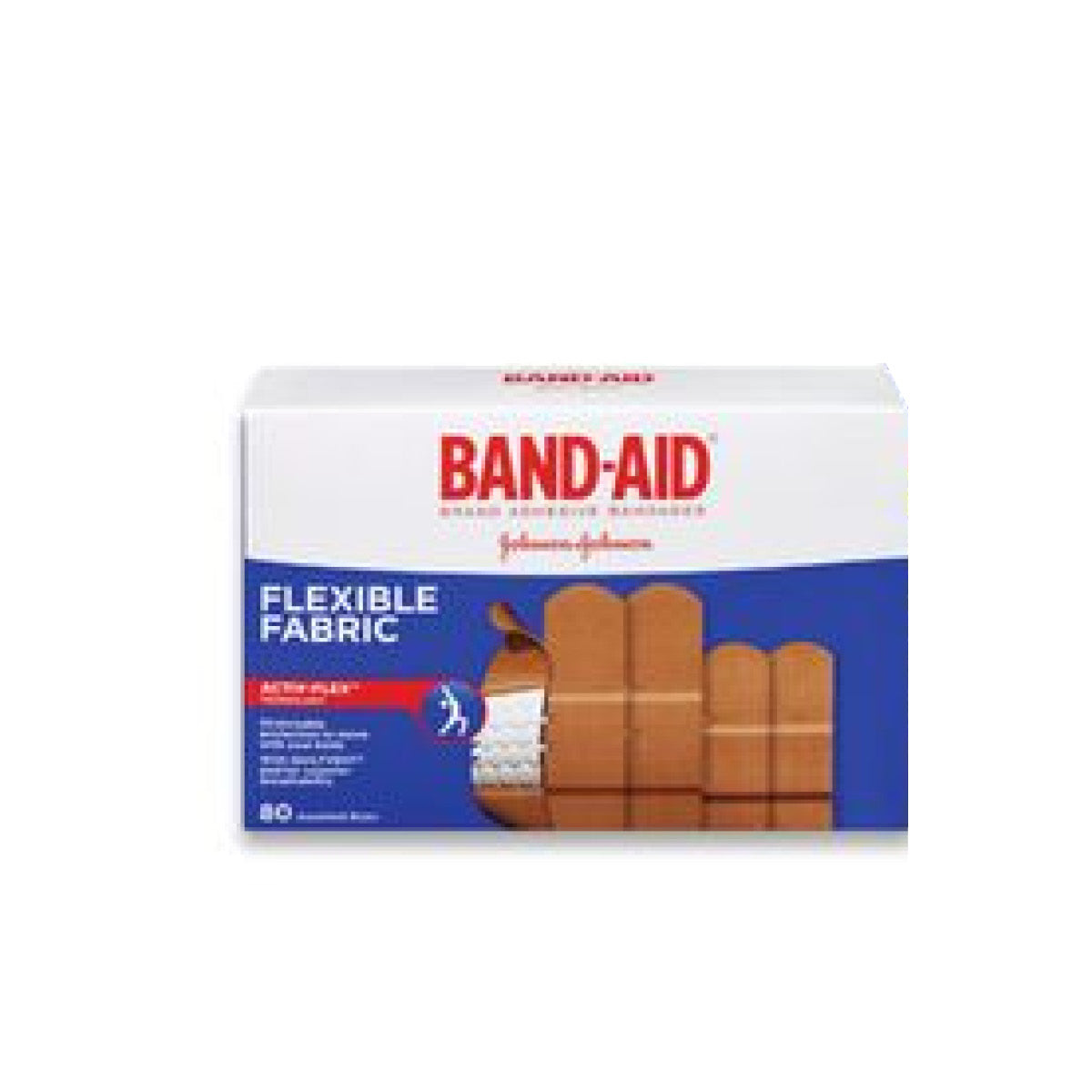 Band Aid, Fabric, 80pk
