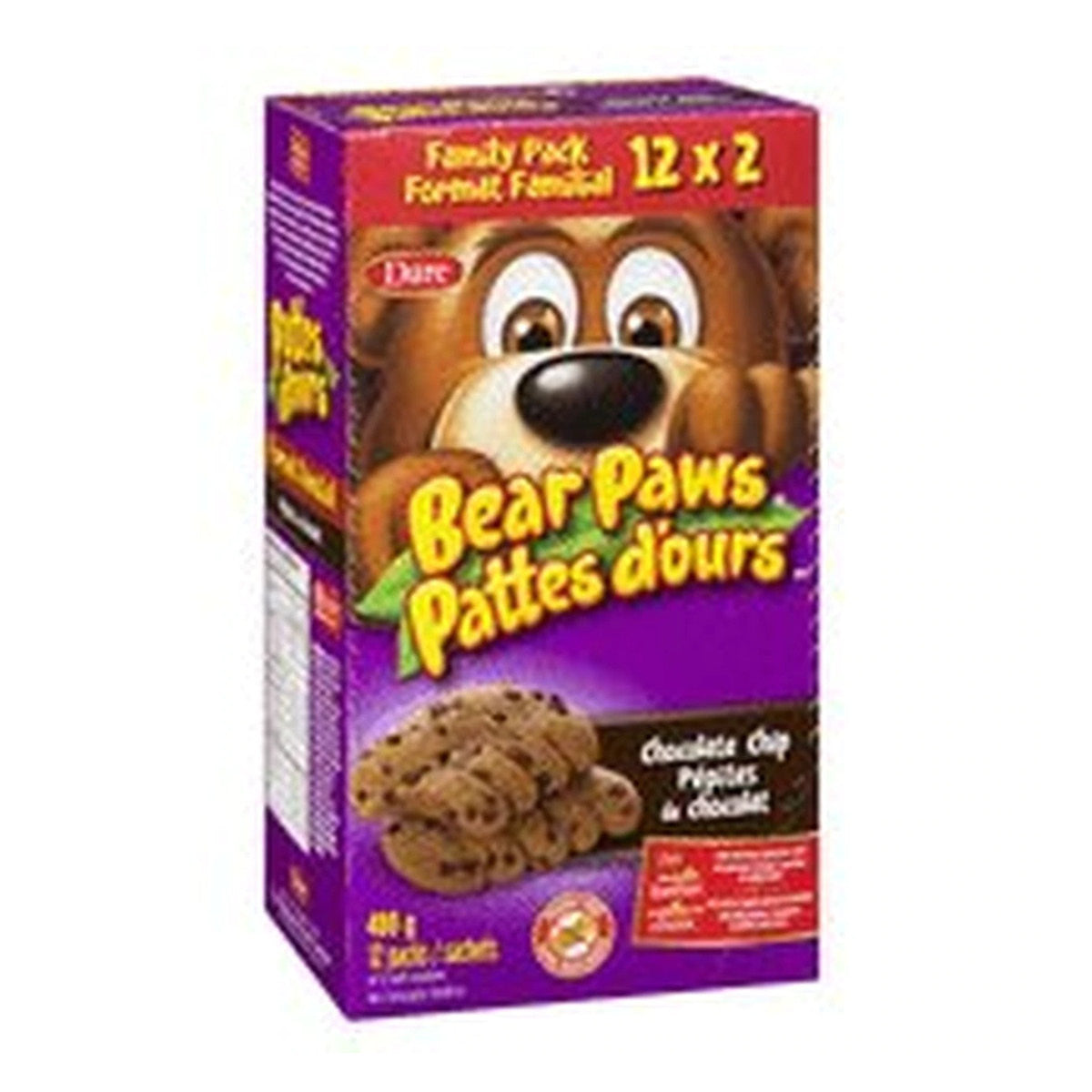Bear Paws Chocolate Chip, 480g