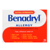 Benadryl Allergy Medication  50mg, 12Each