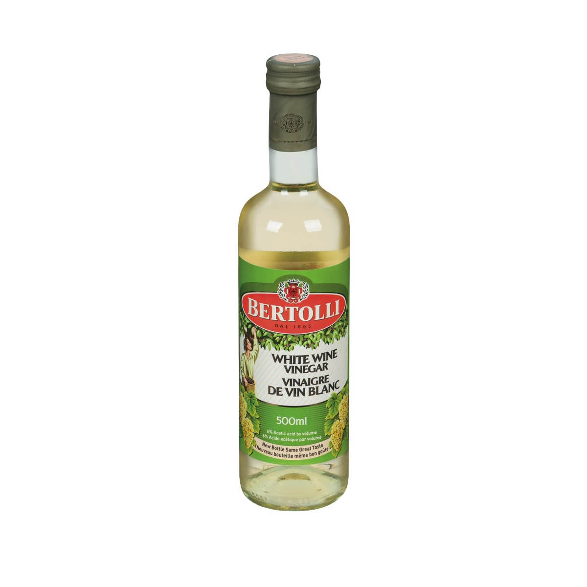 Bertolli White Wine Vinegar, 500ml