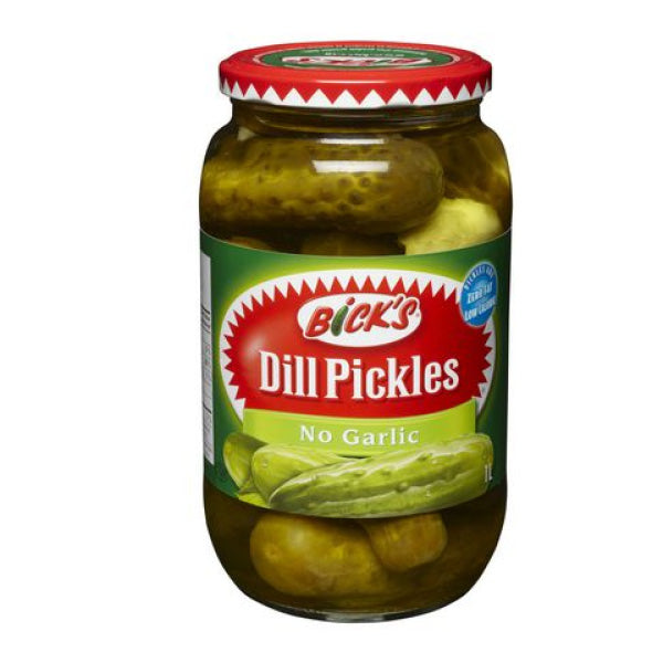 Bick's Pickles, No Garlic Dill, 1L
