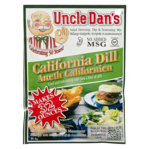 Uncle Dan's California Dill Dressing Mix, 21g