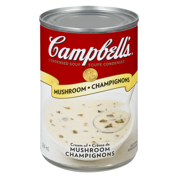 Campbell's Condensed Cream of Mushroom Soup, 284ml
