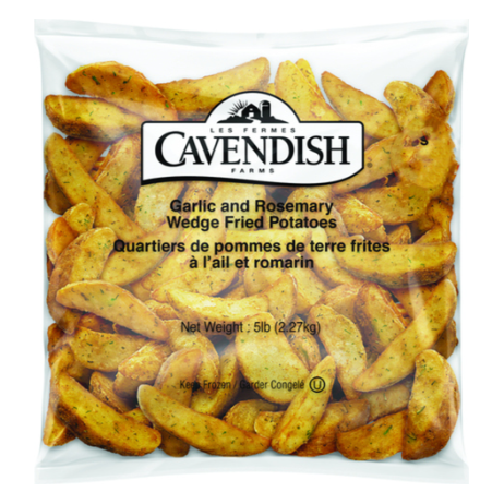 CASE LOT Cavendish Farms Garlic & Rosemary Wedges 2.27 kg