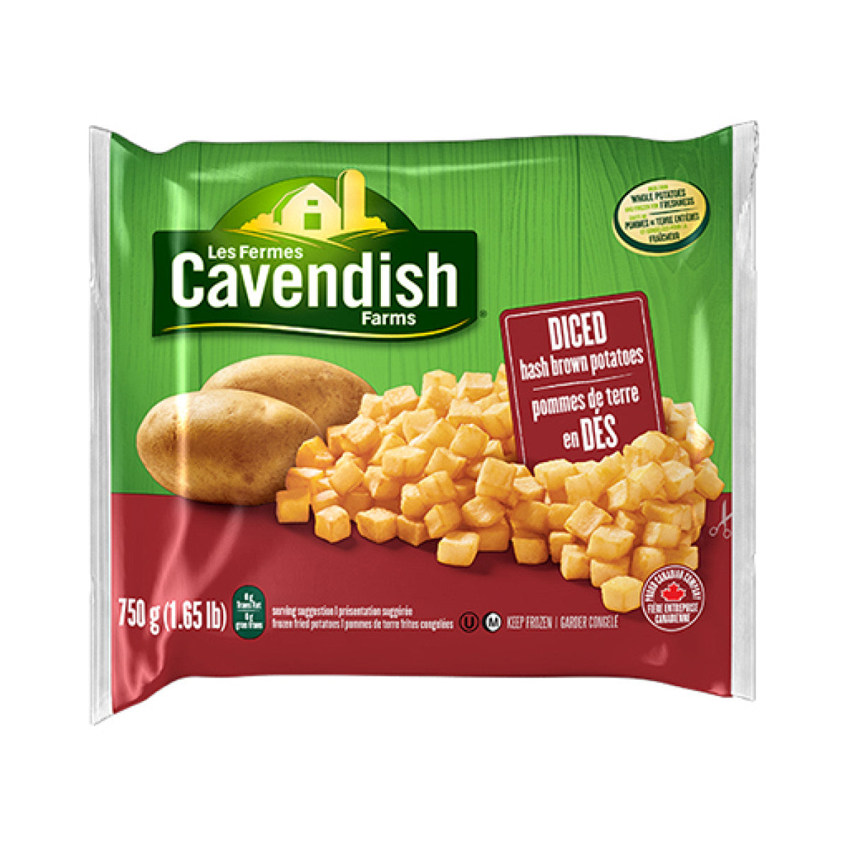 Cavendish Diced Hashbrowns, 750g