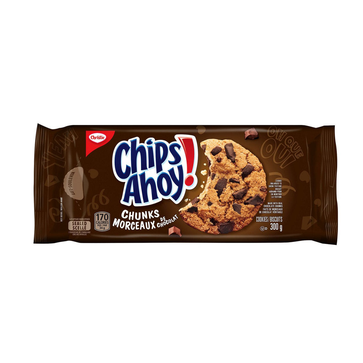 Christie Chips Ahoy! Chunks Cookies, 300g