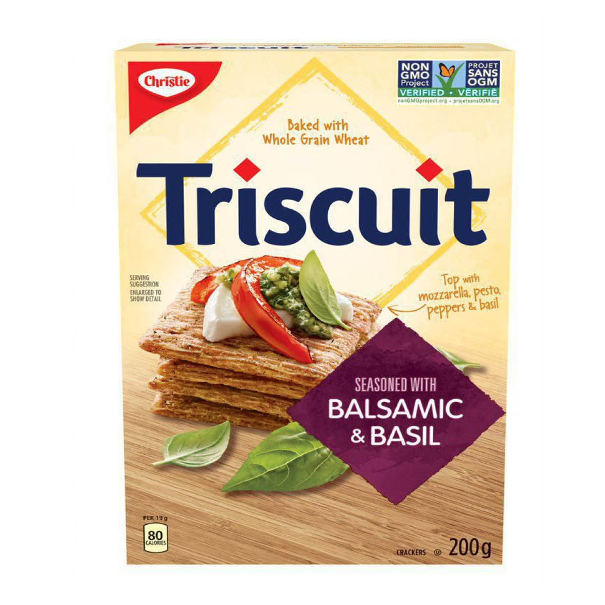 Christie Crackers Triscuit Balsamic & Basil, 200g
