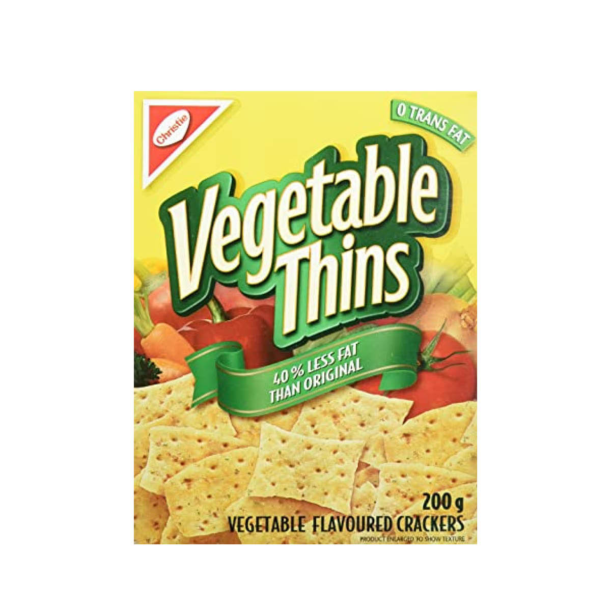 Christie Vegetable Thins Crackers, 200g
