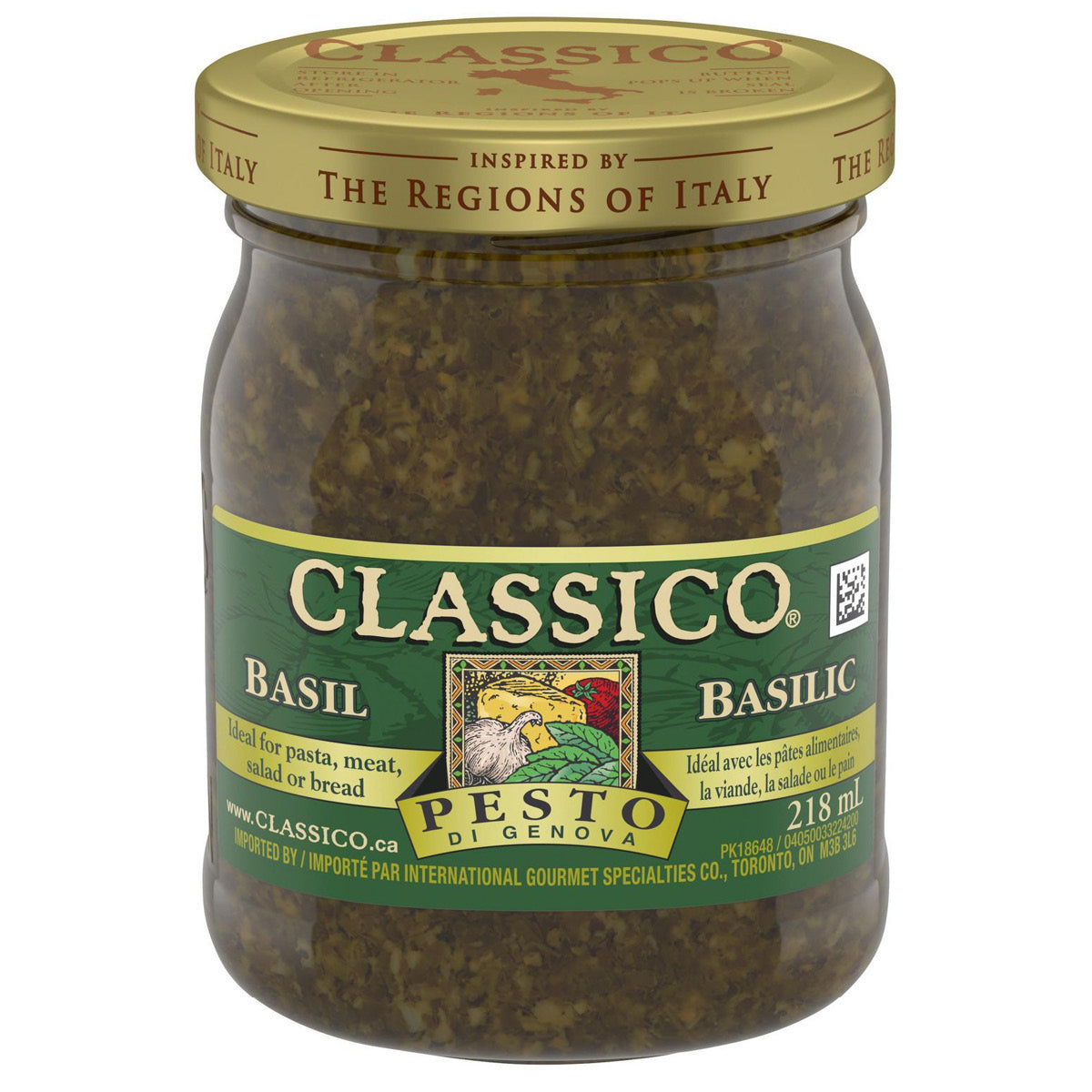 Classico Pesto di Genova Basil, 218mL