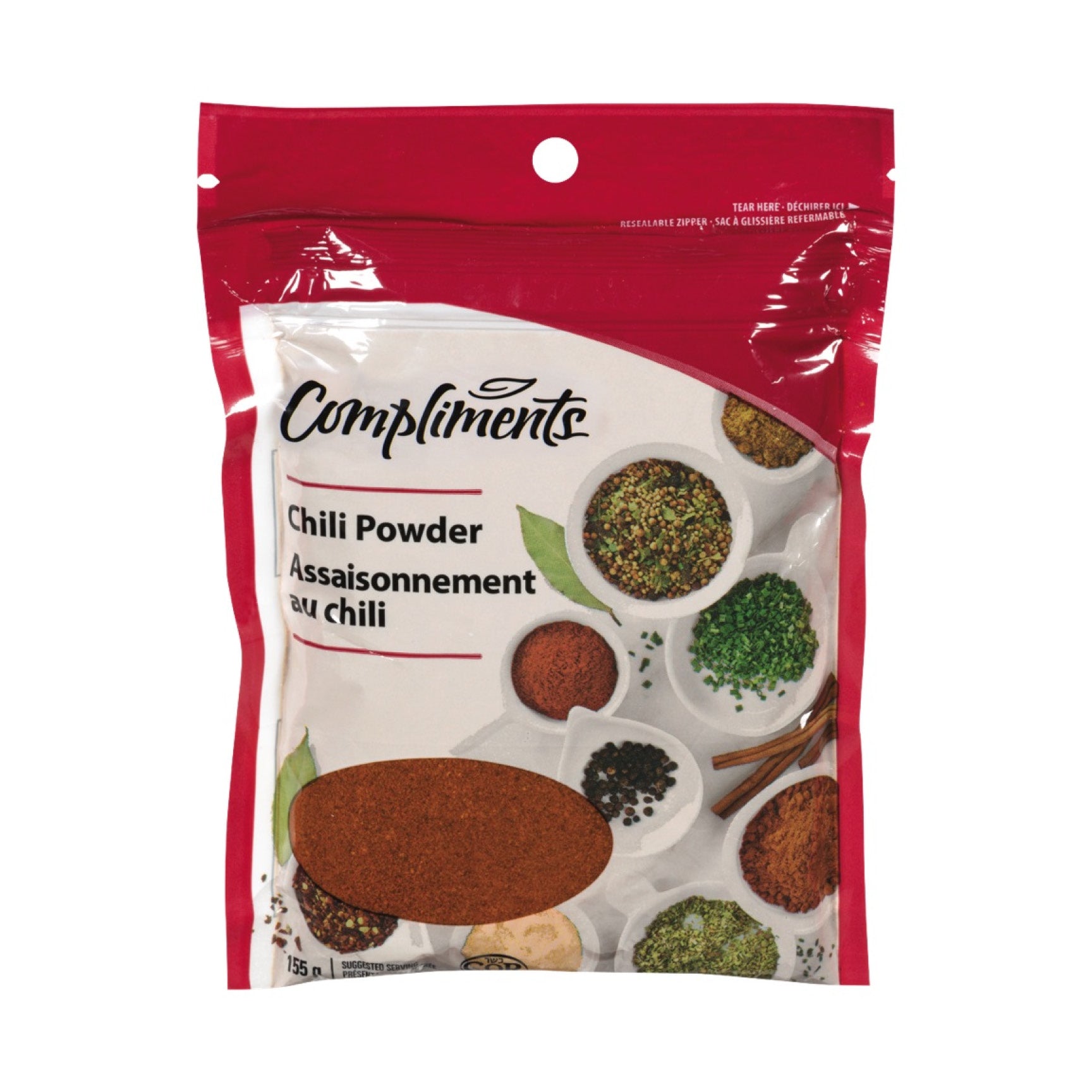 Compliments Chili Powder, 155G