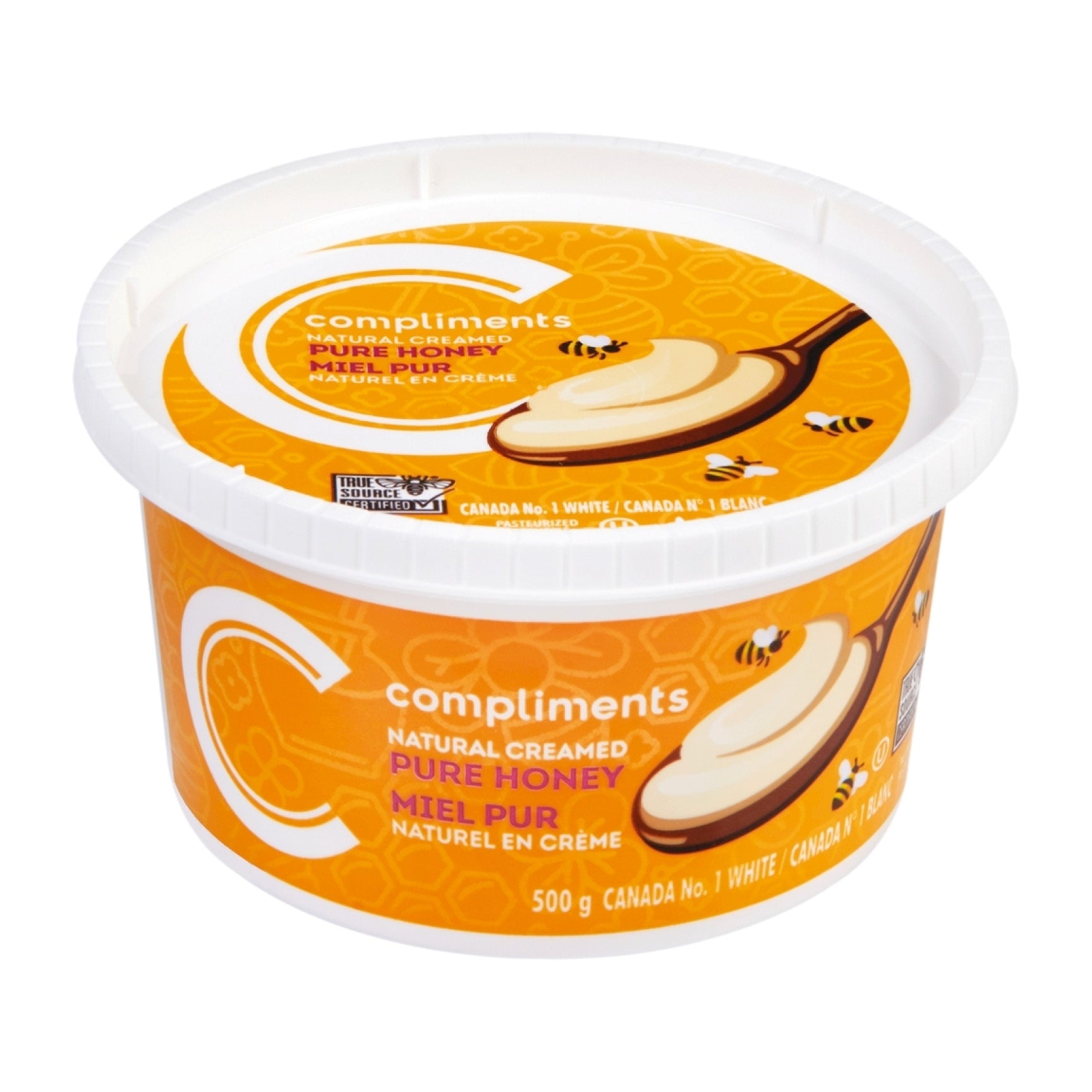 Compliments Honey, Pure Naturally Creamed, 500g