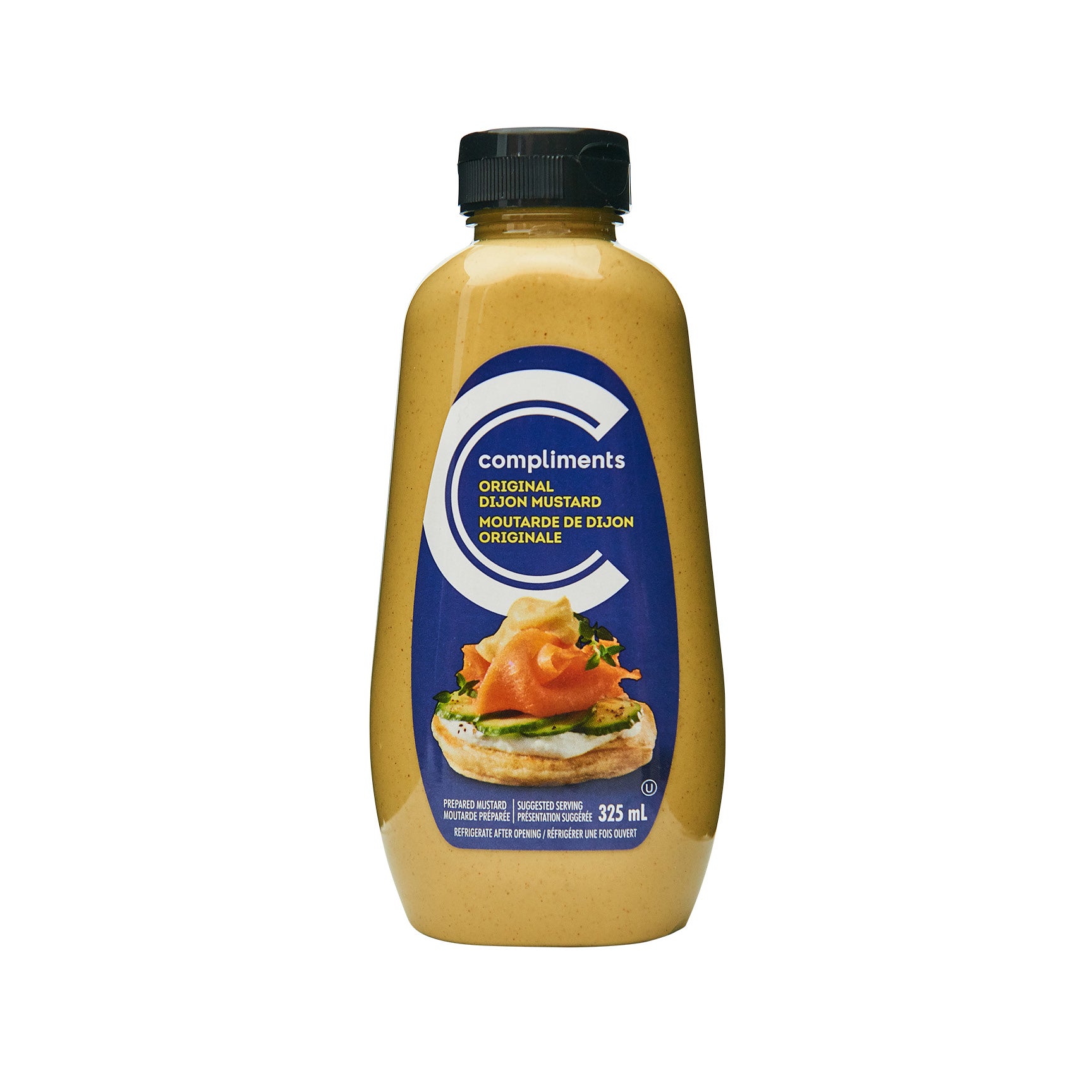Compliments Prepared Mustard, Original Dijon, 325ml