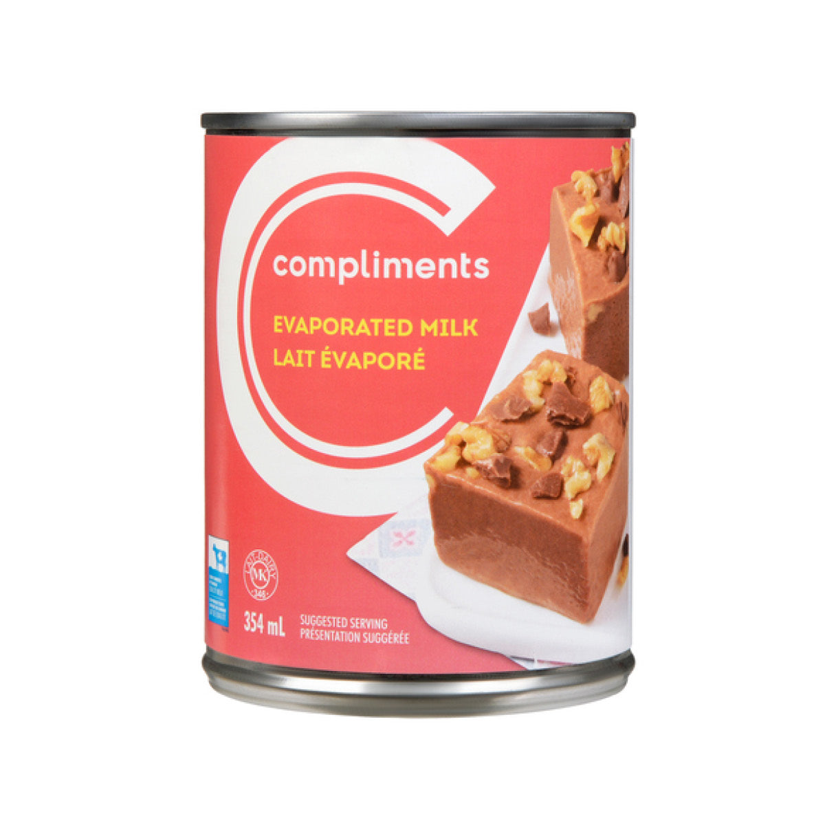 Compliments Evaporated Milk, 354ml