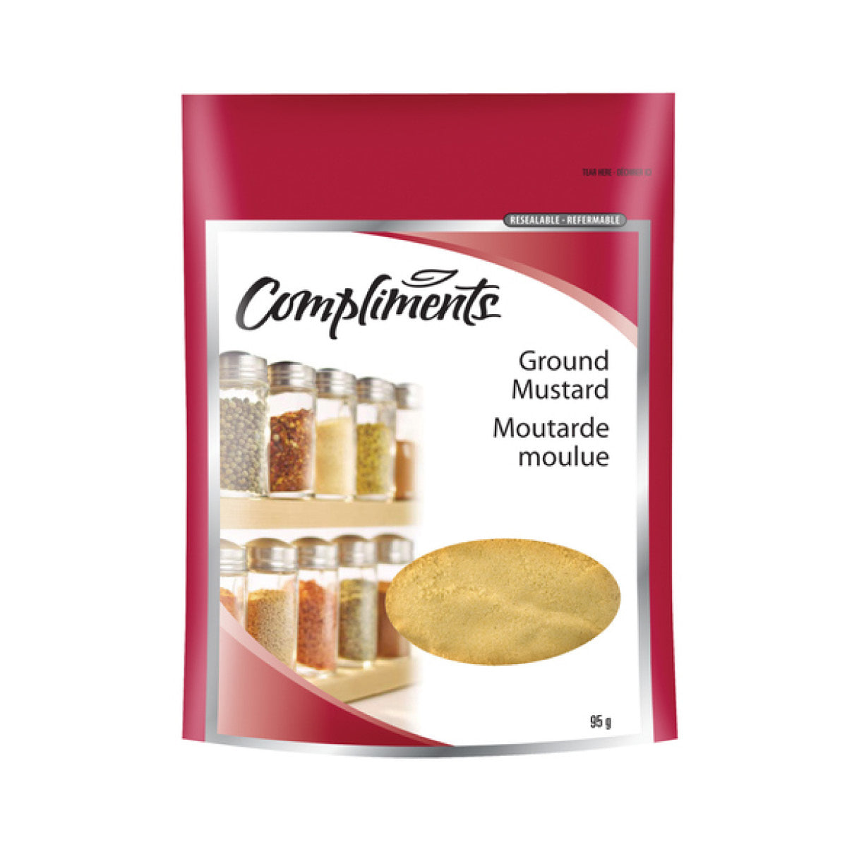 Compliments Ground Mustard, 95G