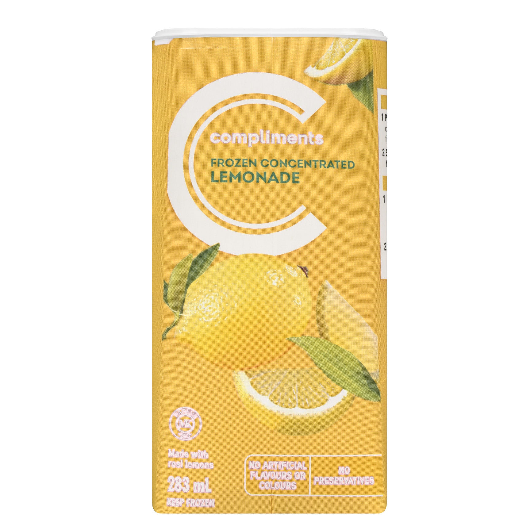 Compliments Frozen Lemonade, 283ml