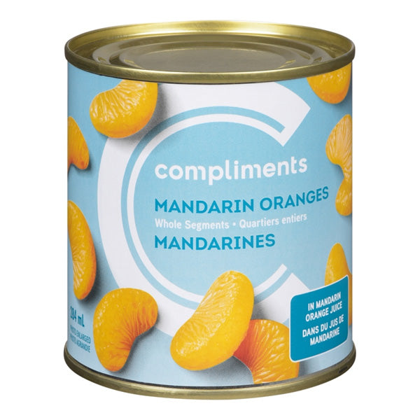 Compliments Whole Mandarin Orange Segments In Light Syrup  284 ml