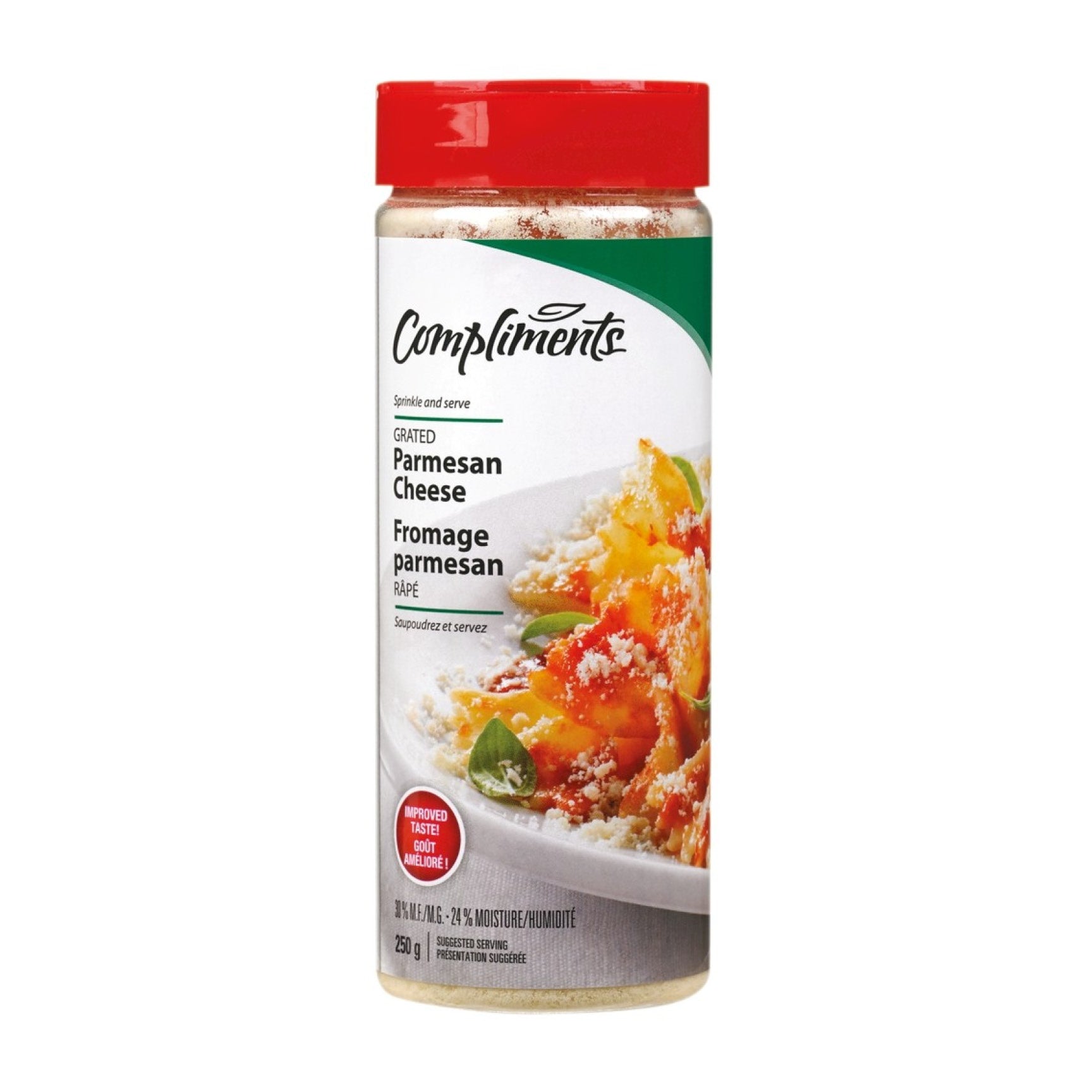 Compliments Grated Parmesan Cheese, 250g