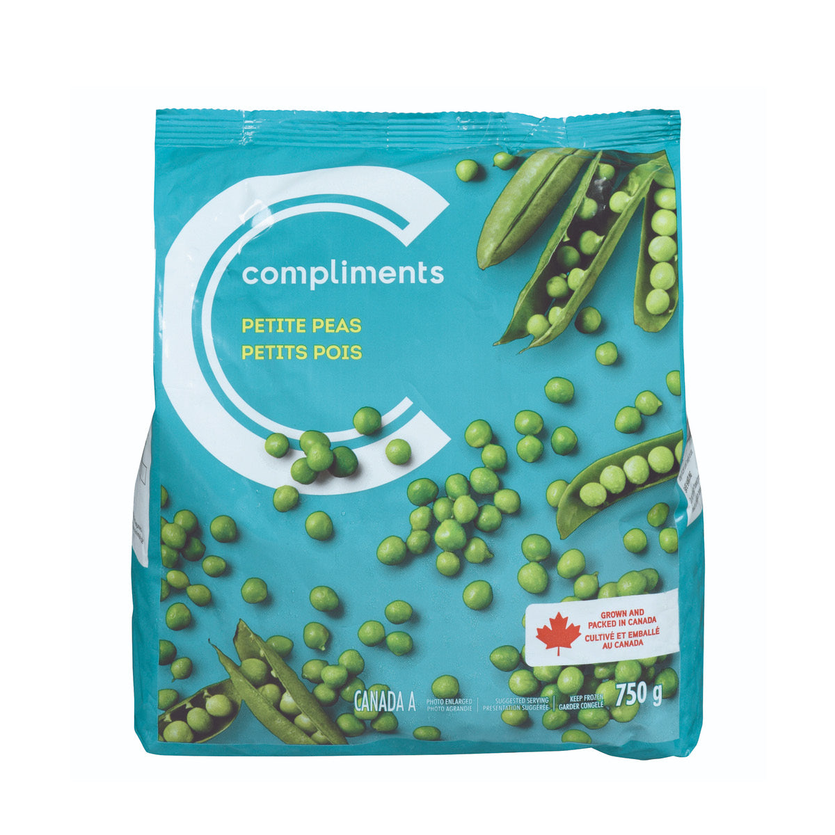 Compliments Small Peas, 750g