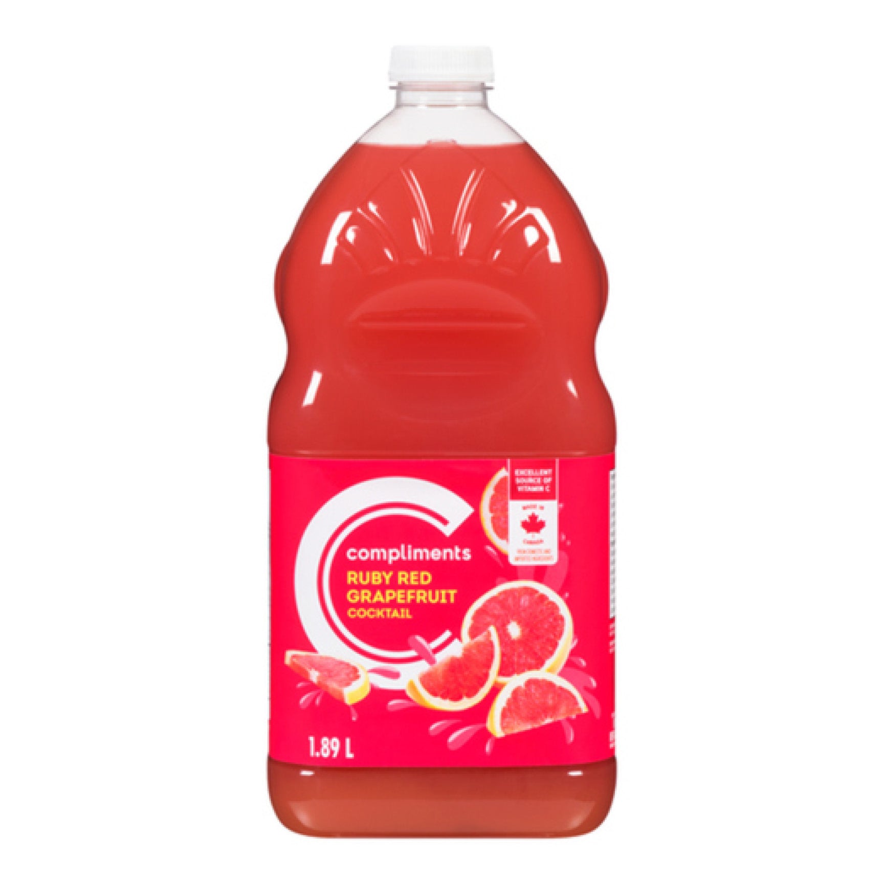 Compliments Cocktail Ruby Red Grapefruit Juice, 1.89L