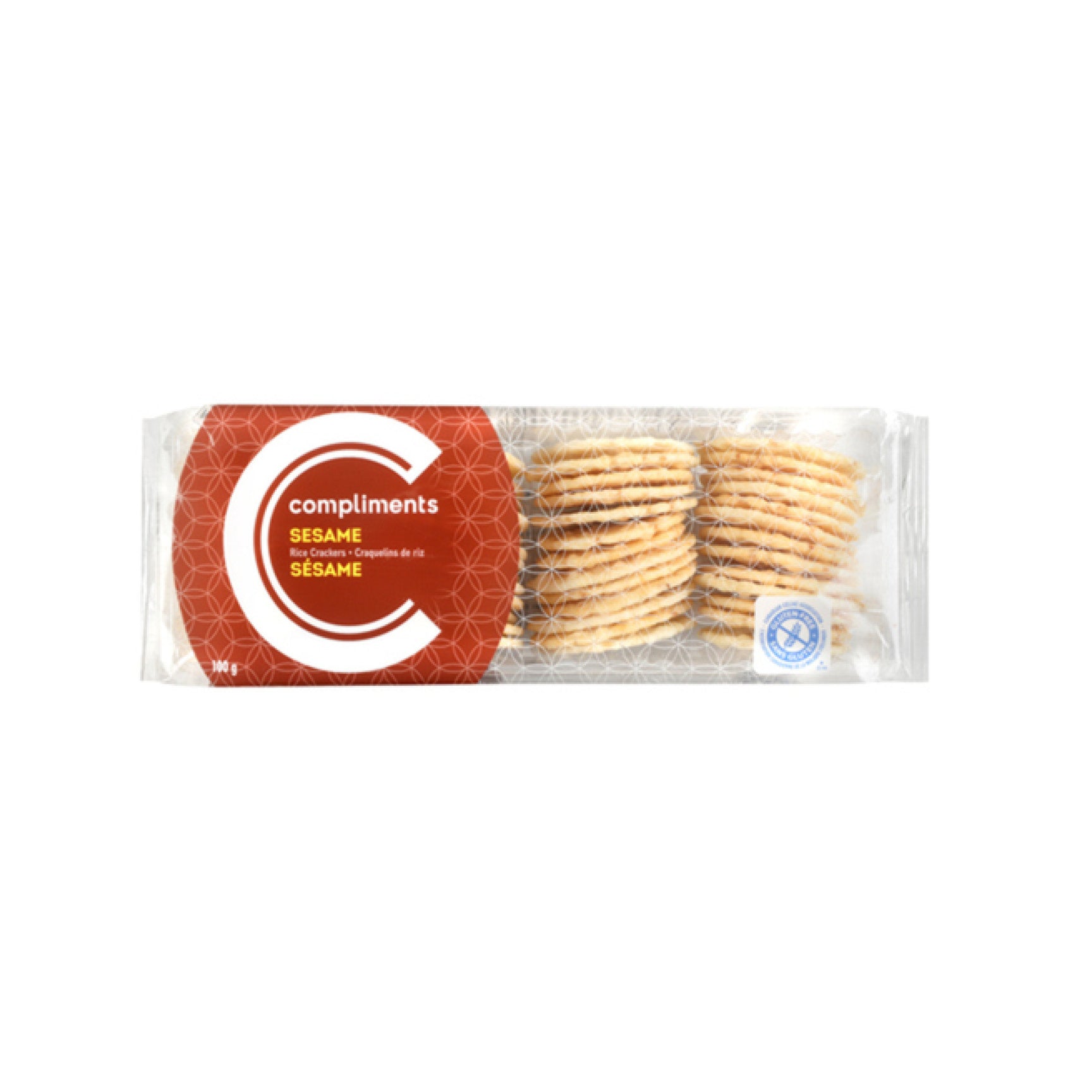 Compliments Sesame Rice Crackers,100g