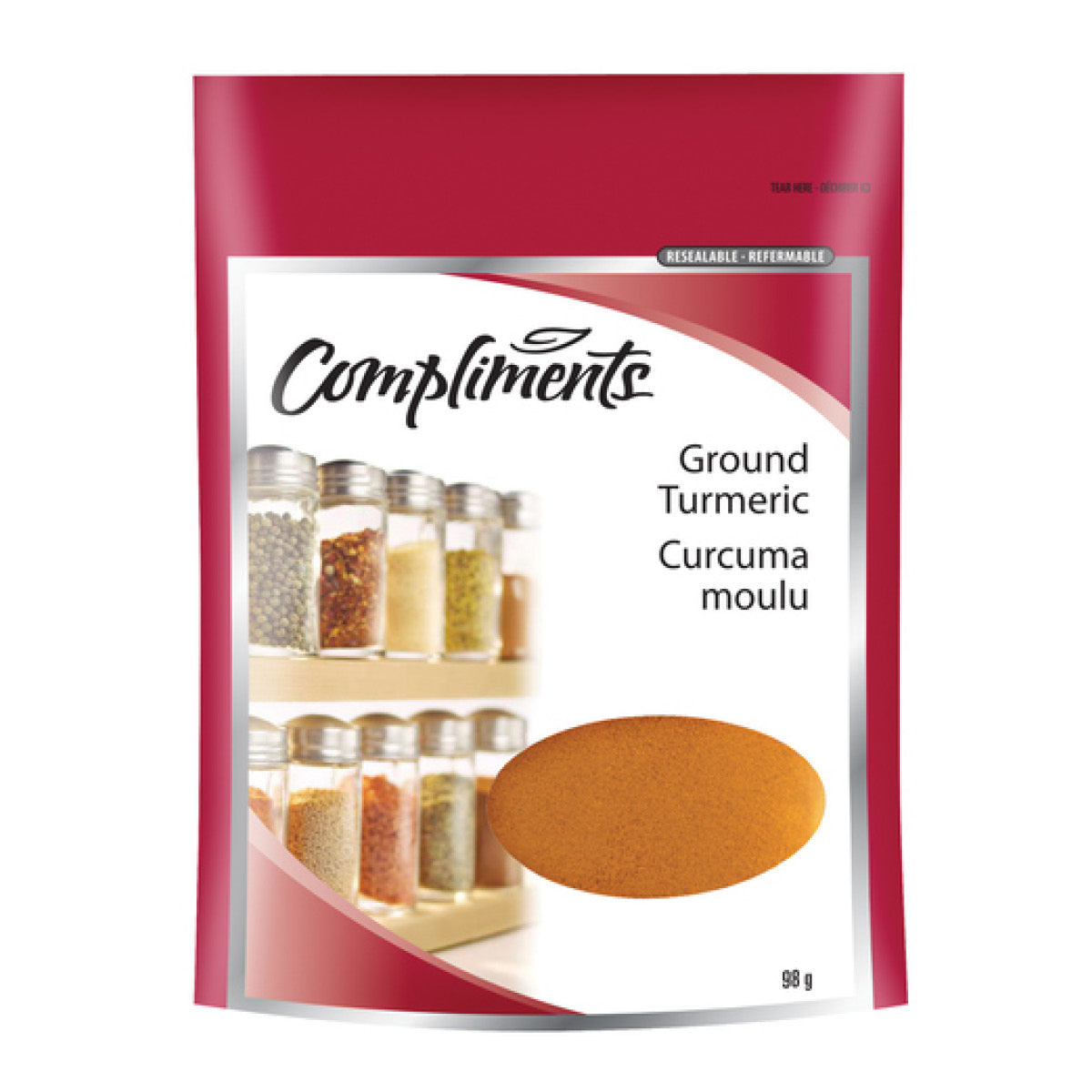 Compliments Ground Turmeric, 98G