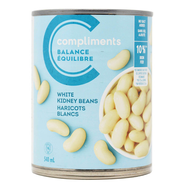 Compliments White Kidney Beans, 540ml