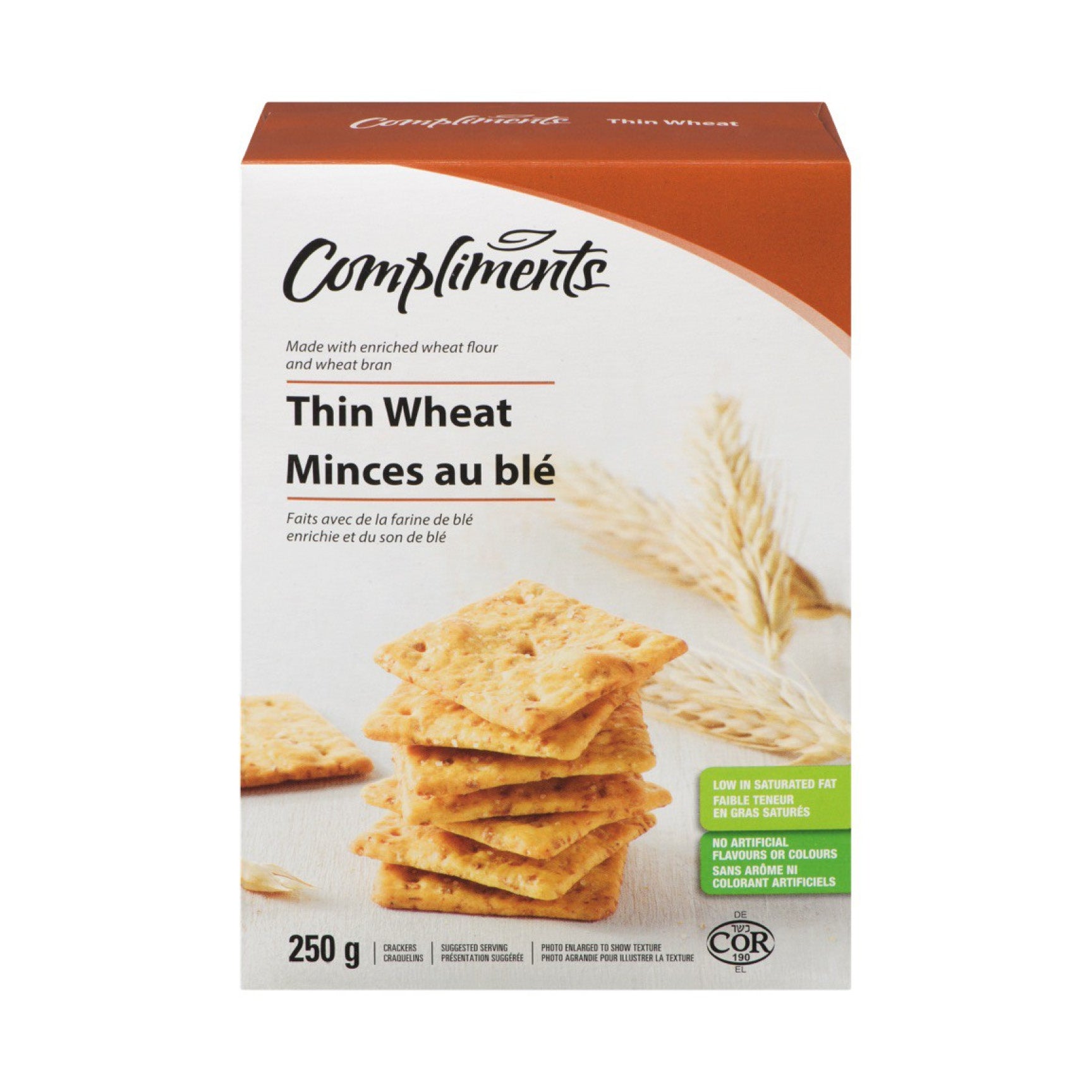 Compliments Wheat Thins Crackers 250g