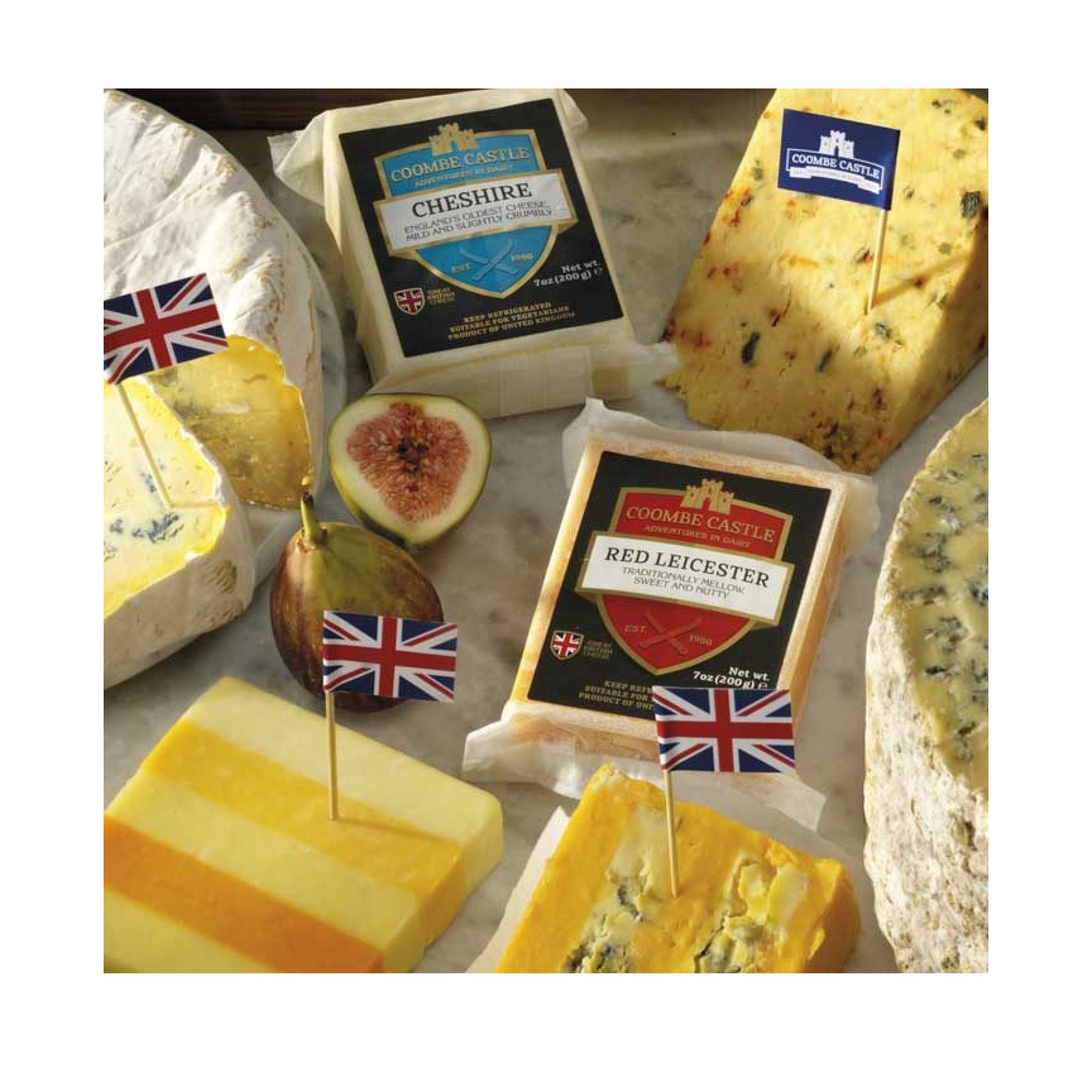 Coombe Castle British Cheese Selection Pack, 120g