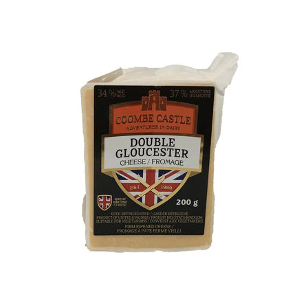 Coombe Castle Double Gloucester Parchment Cheese, 200g