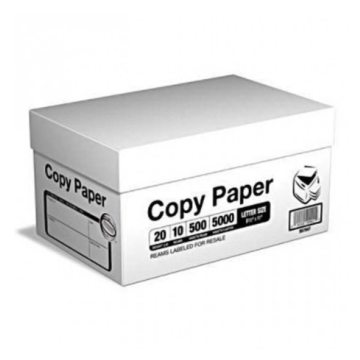 Copy Paper, Case of 5000 Sheets